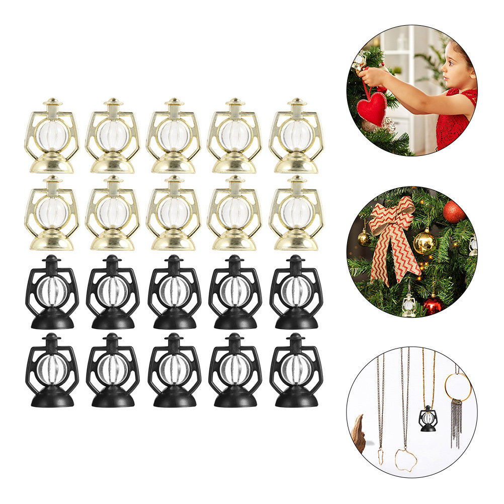 Pendant Lighting Christmas Decor - 40Pcs Imitation Oil Lamp Pendant Shiny