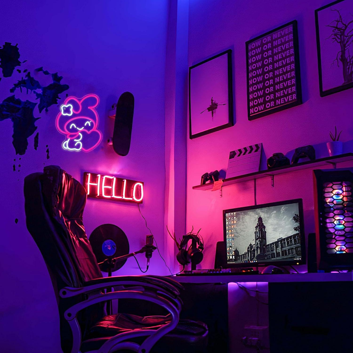 Anime Neon Sign Janpanese LED  - огляд і ціна Lighting Decor Living Room