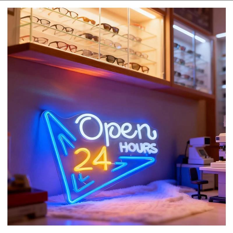 Open 24 Hours Neon Sign USB Po - огляд і ціна Decor Lighting Opening Hours