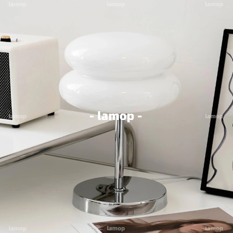 Bauhaus Cream‑Globe Table Lamp - огляд і ціна Lighting Decor Living Room