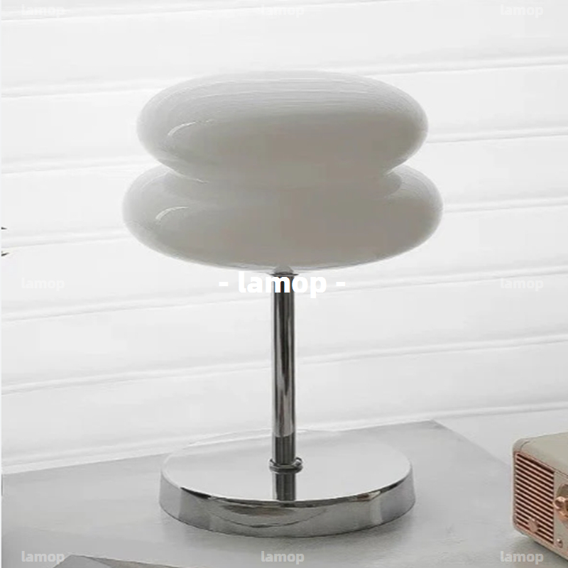 Bauhaus Cream‑Globe Table Lamp - огляд і ціна Lighting Decor Living Room