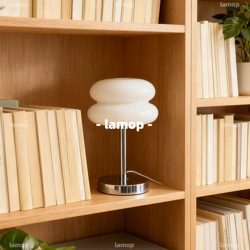 Bauhaus Cream‑Globe Table Lamp - огляд і ціна Lighting Decor Living Room