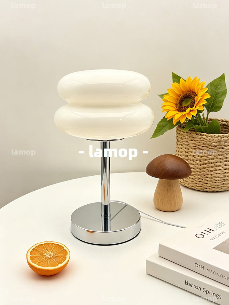 Bauhaus Cream‑Globe Table Lamp - огляд і ціна Lighting Decor Living Room