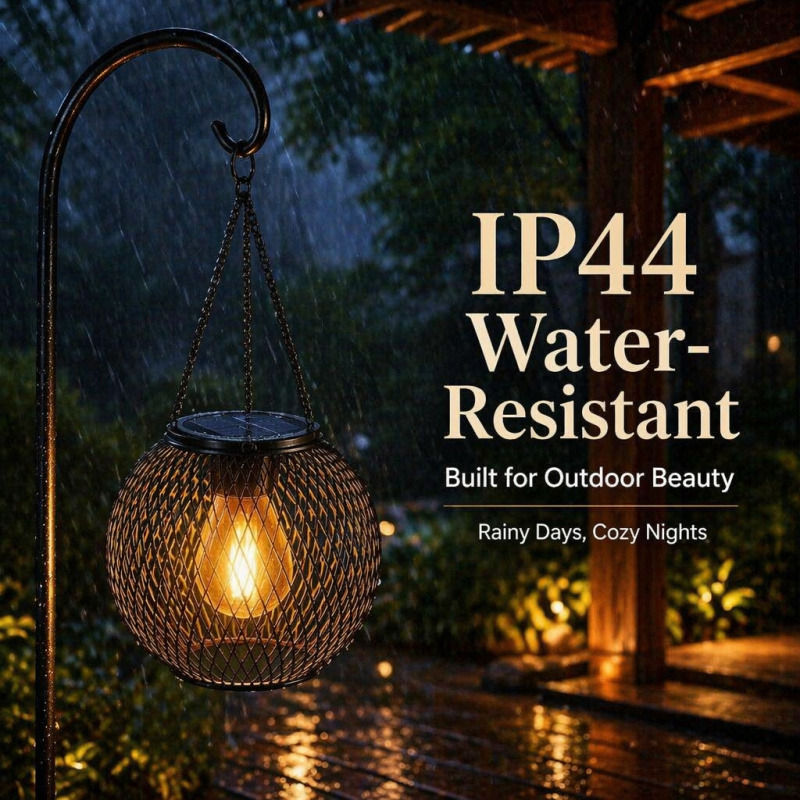 Solar Powered LED Hanging Floo - огляд і ціна Lighting Design Decor