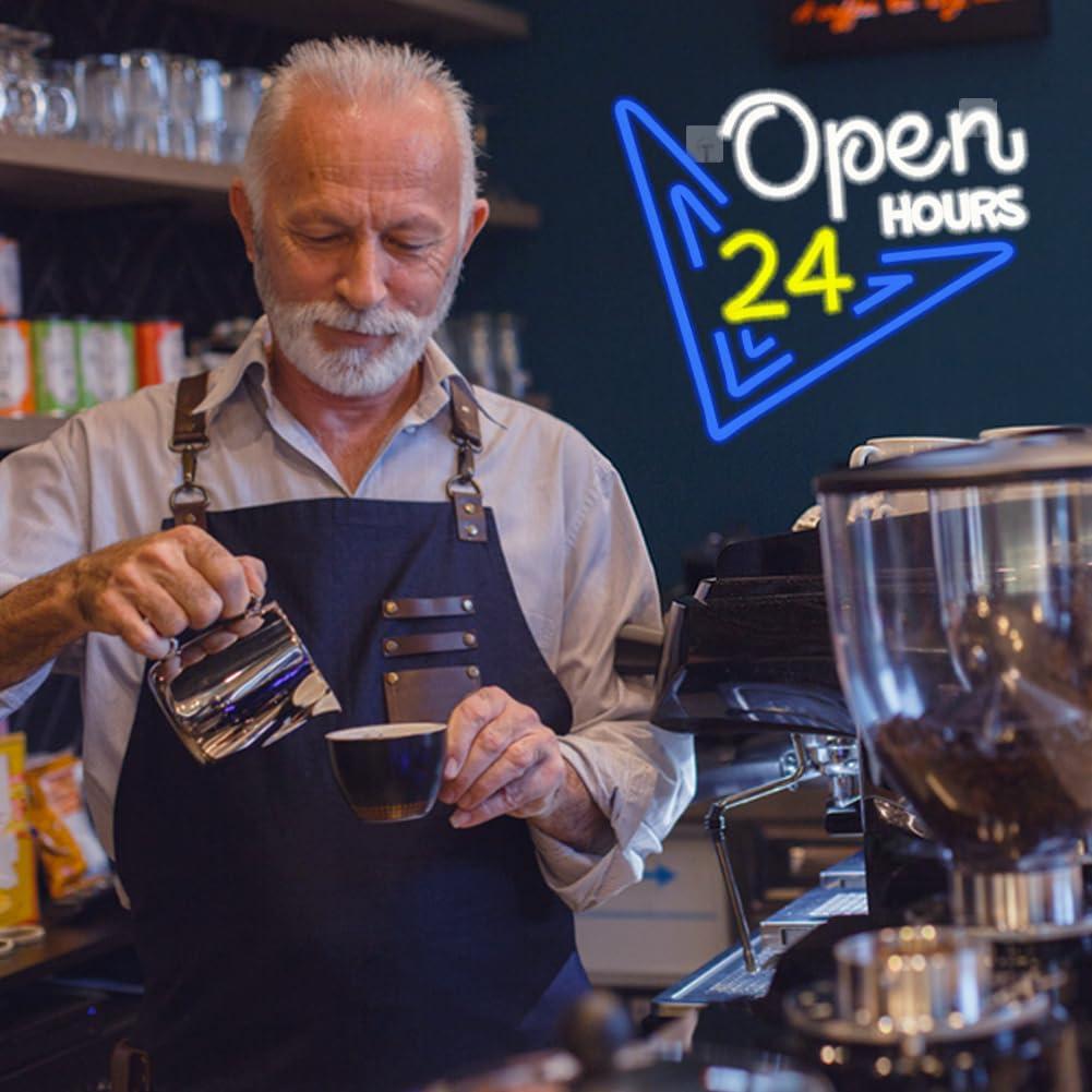 Open 24 Hours Neon Sign Dimmab - огляд і ціна Decor Lighting Opening Hours