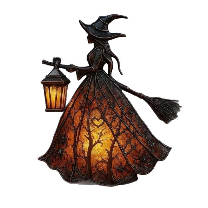 Witch Resin Tabletop Night Lig - огляд і ціна Decor Lighting & Decor Fires Photos