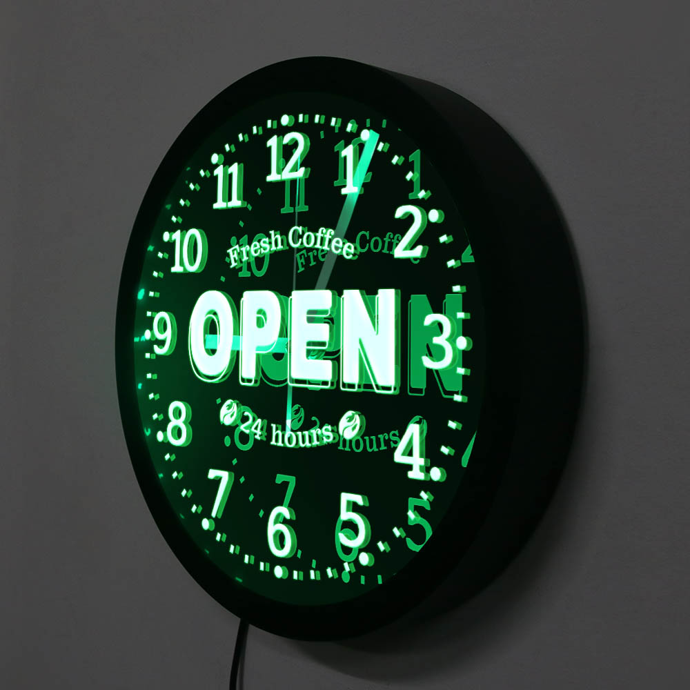 Fresh Coffee Open 24 Hours LED - огляд і ціна Decor Lighting Opening Hours