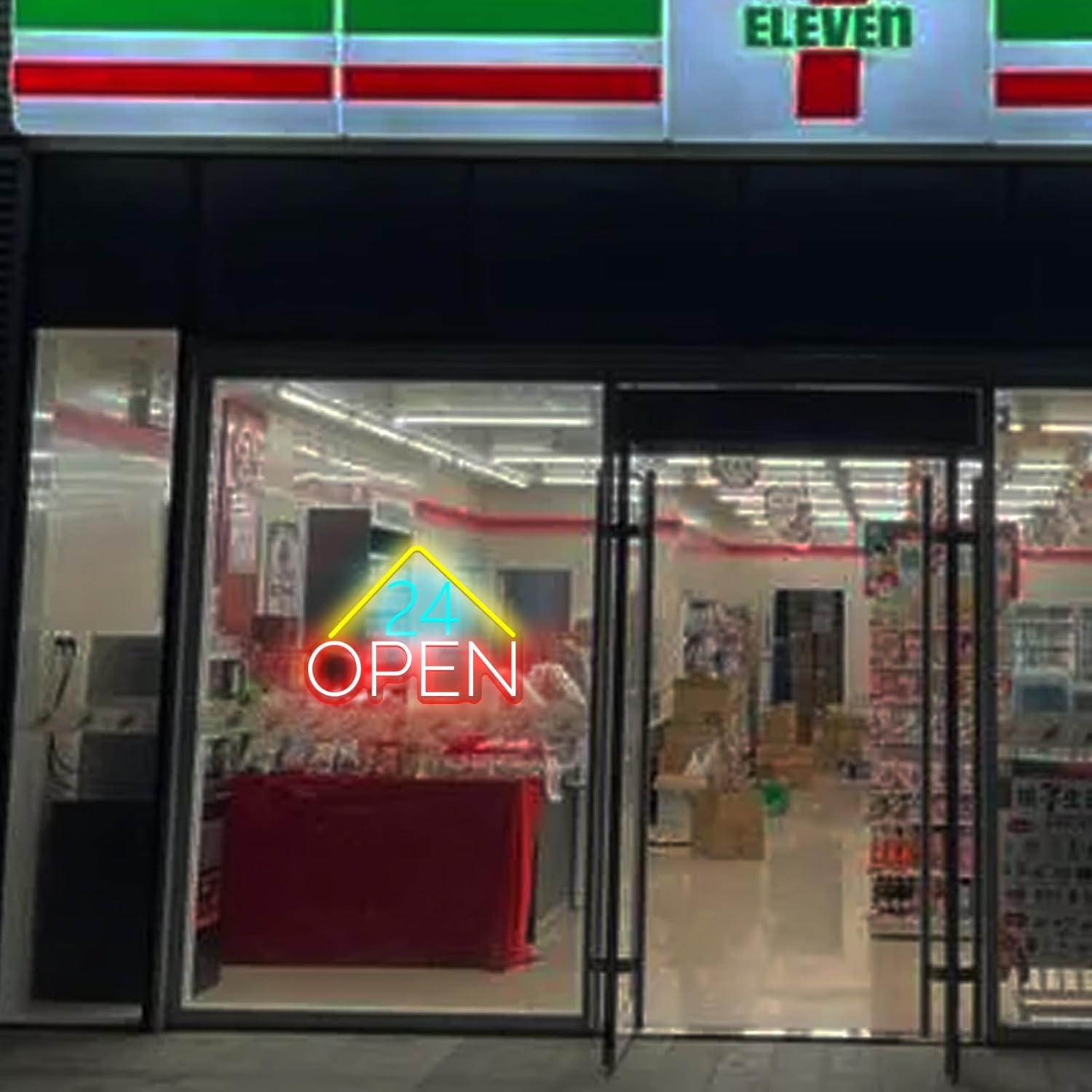24 Hours Open Neon Sign USB Po - огляд і ціна Decor Lighting Opening Hours