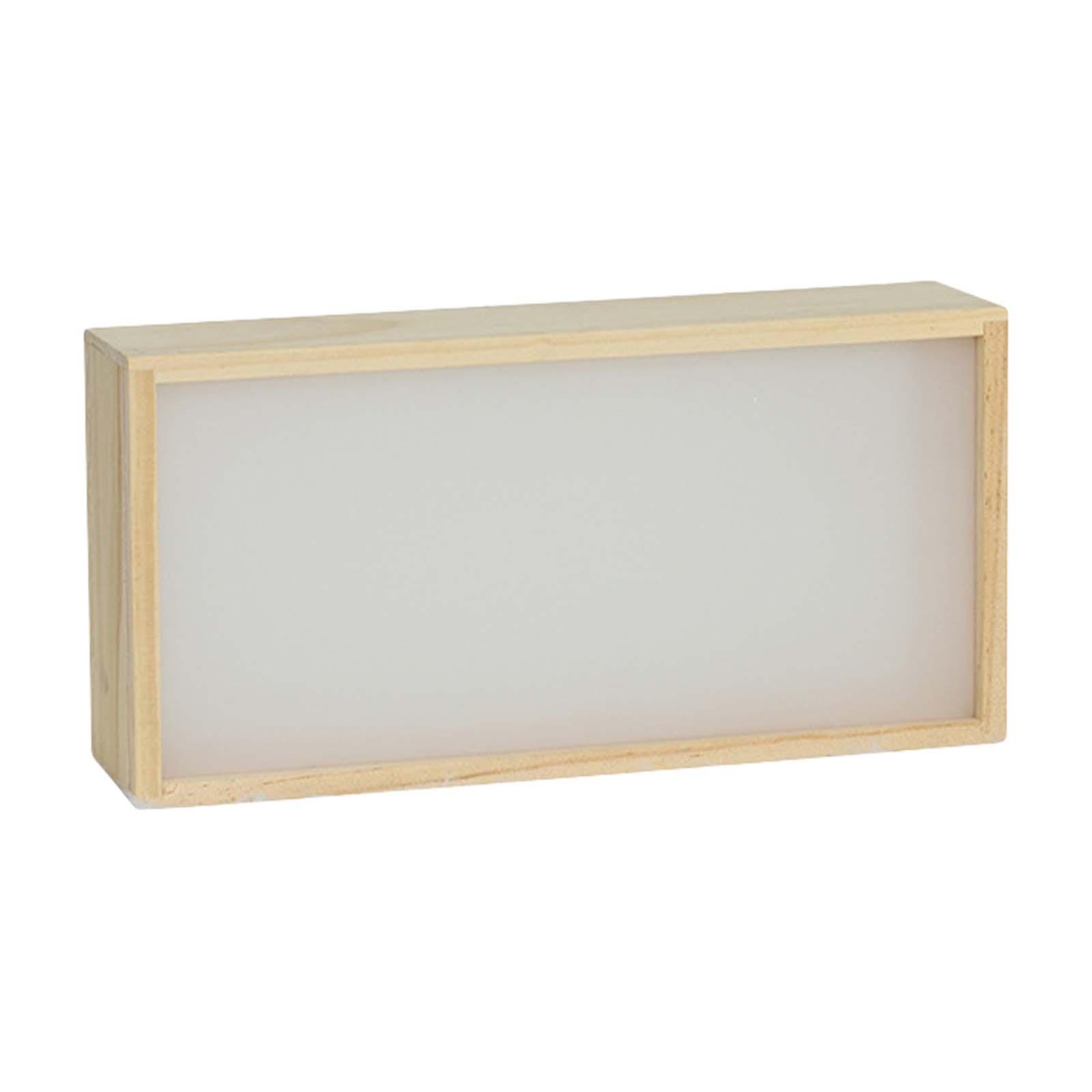 Deep Wooden Shadow Box Frame w - огляд і ціна Lighting Room Decor Photo