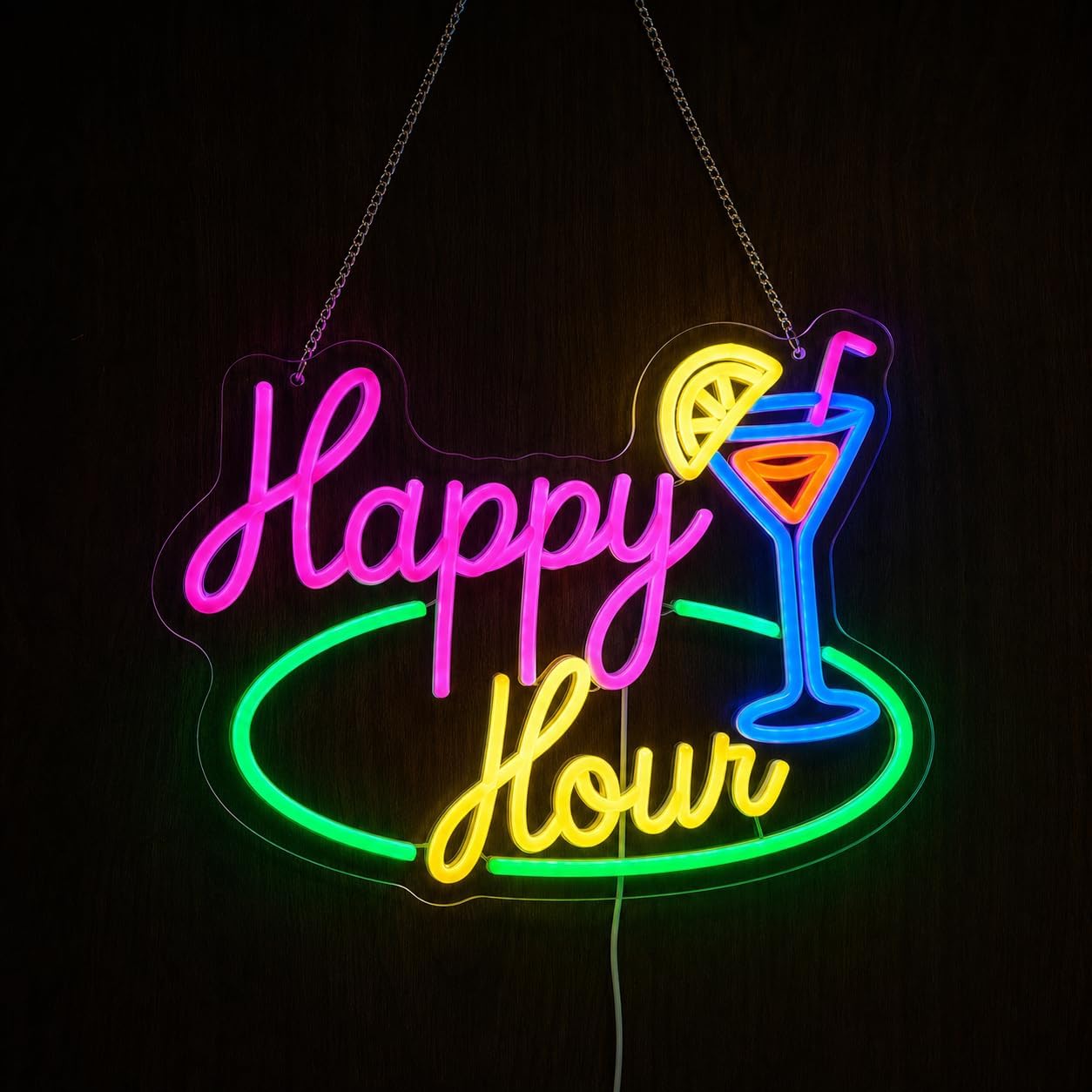 Happy Hour Cocktail LED Neon S - огляд і ціна Decor Lighting Opening Hours