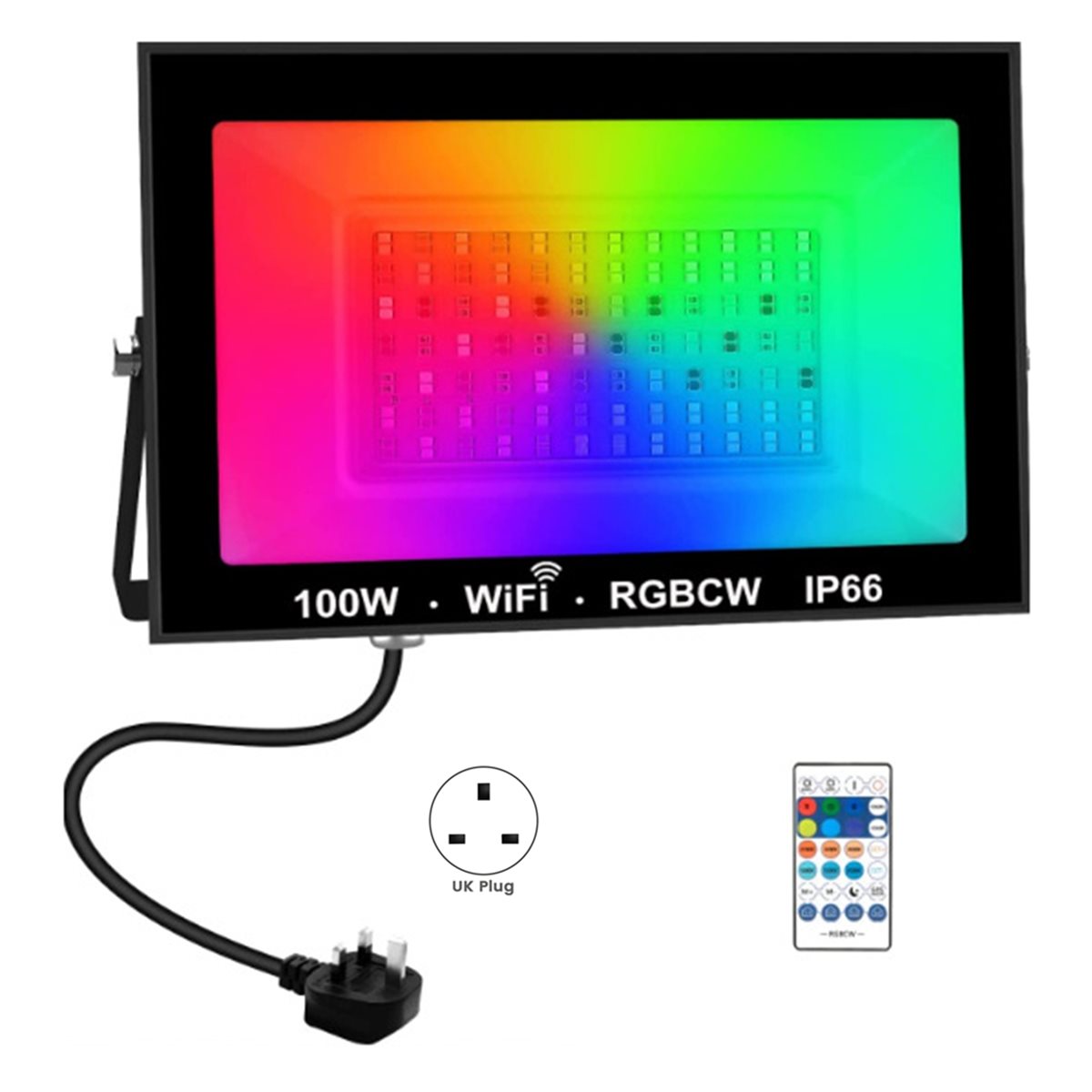 AA19 100W RGBCW LED Flood Ligh - огляд і ціна Decor Lighting Uk