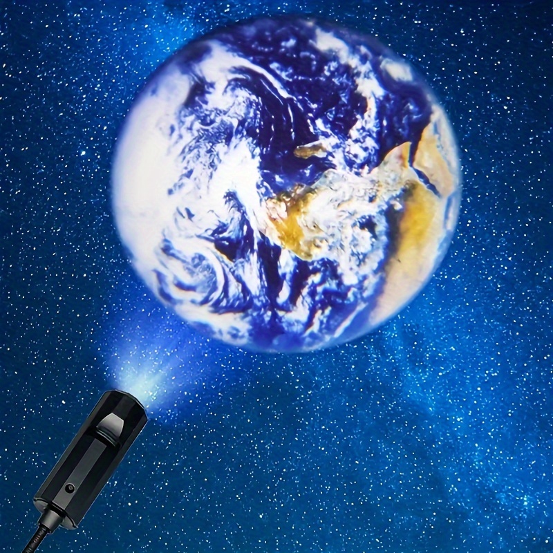 Moon Earth Projector Light USB - огляд і ціна Lighting Room Decor Photo