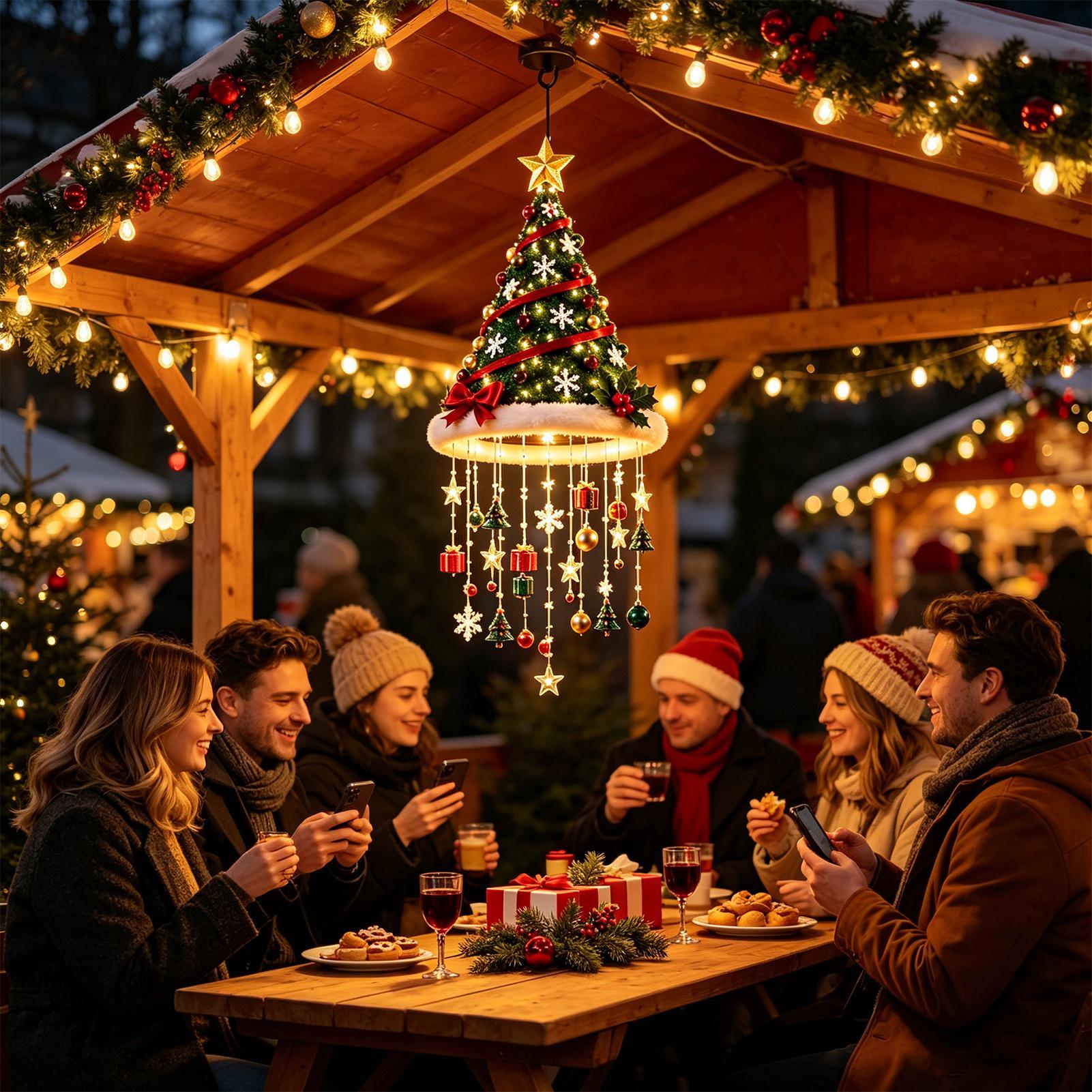 Christmas Hat Pendant Lamp LED - огляд і ціна Pendant Lighting Christmas Decor