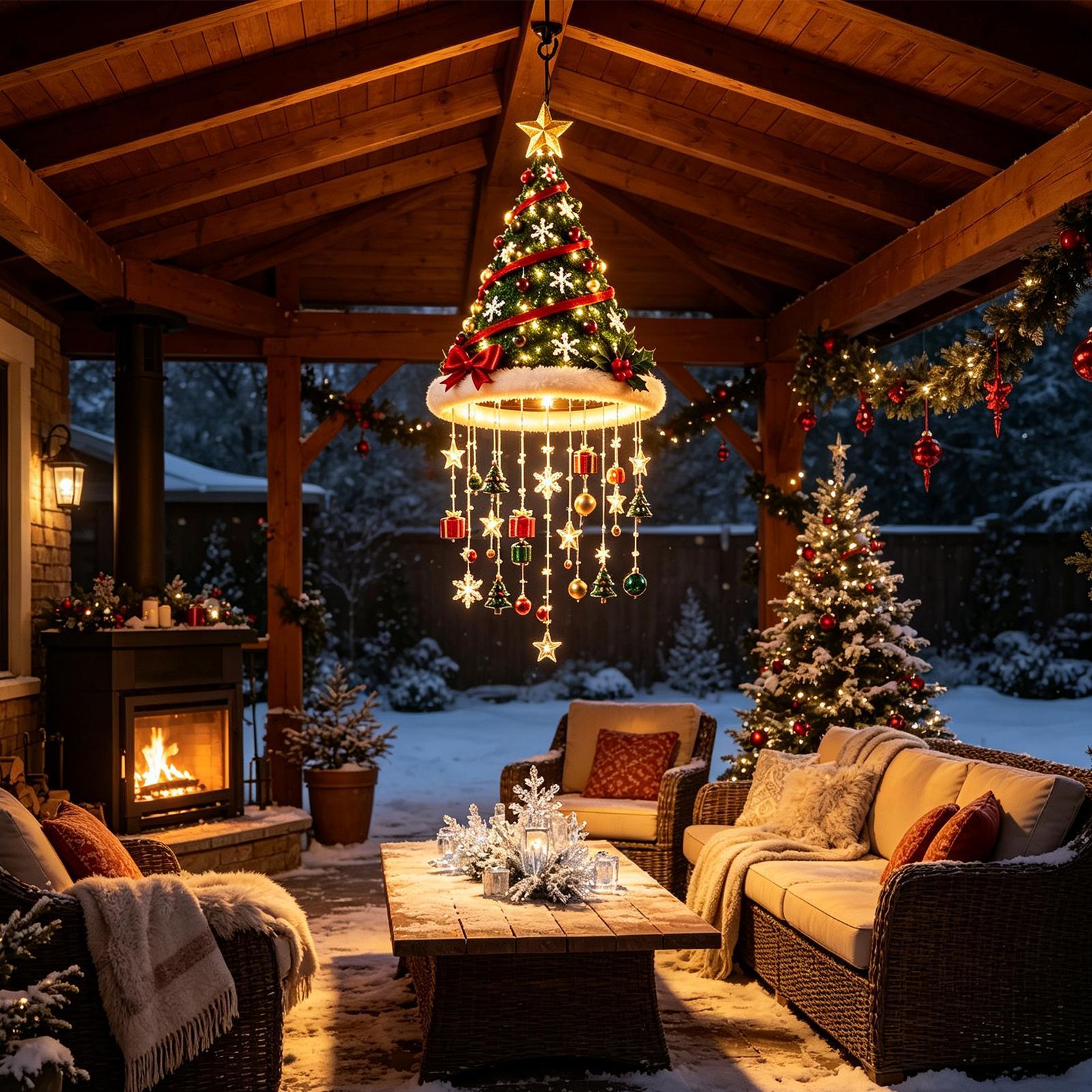 Christmas Hat Pendant Lamp LED - огляд і ціна Pendant Lighting Christmas Decor