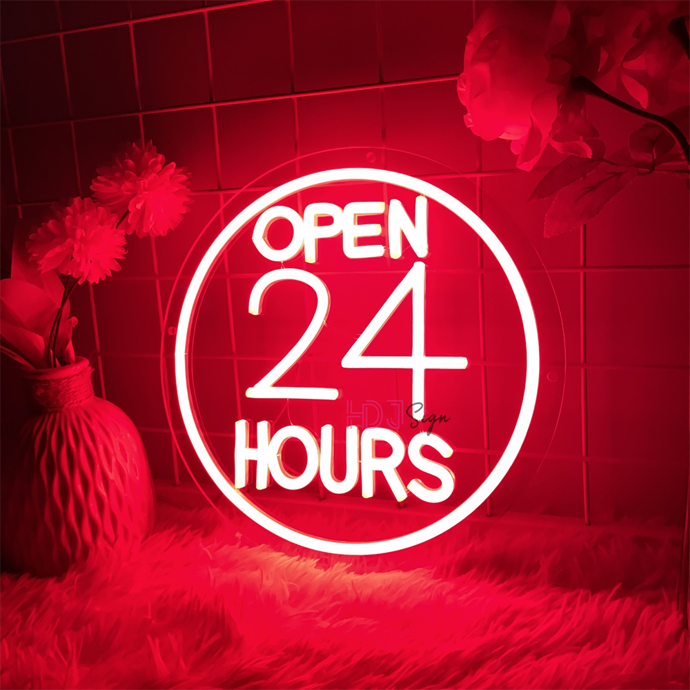 Neon Led Signs open 24 hour Co - огляд і ціна Decor Lighting Opening Hours