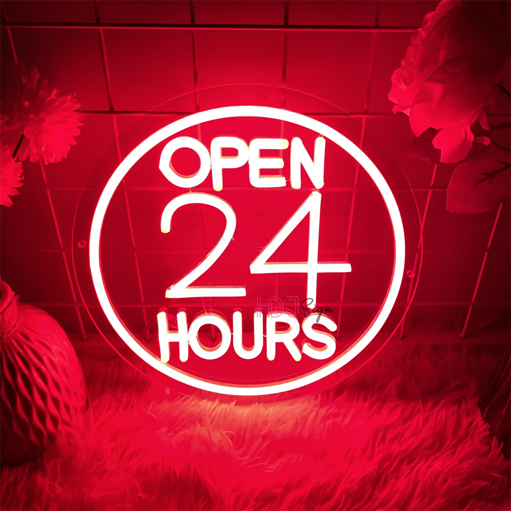 Neon Led Signs open 24 hour Co - огляд і ціна Decor Lighting Opening Hours