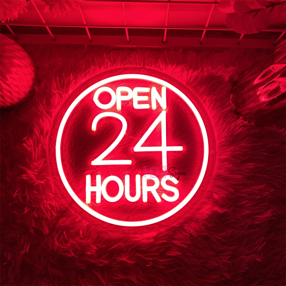 Neon Led Signs open 24 hour Co - огляд і ціна Decor Lighting Opening Hours
