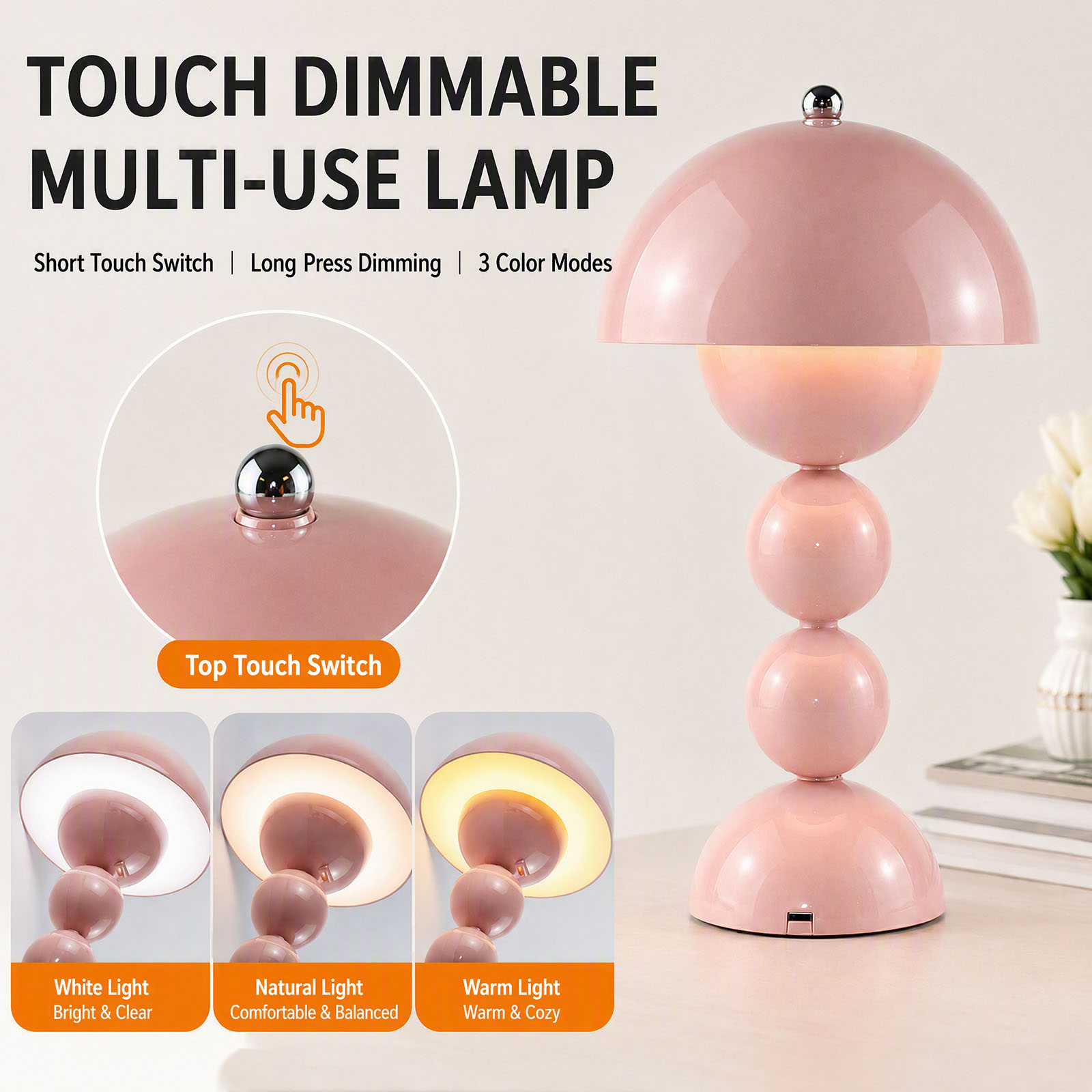 USB Mushroom Bud LED Table Lam - огляд і ціна Decor Lighting & Decor Fires Photos