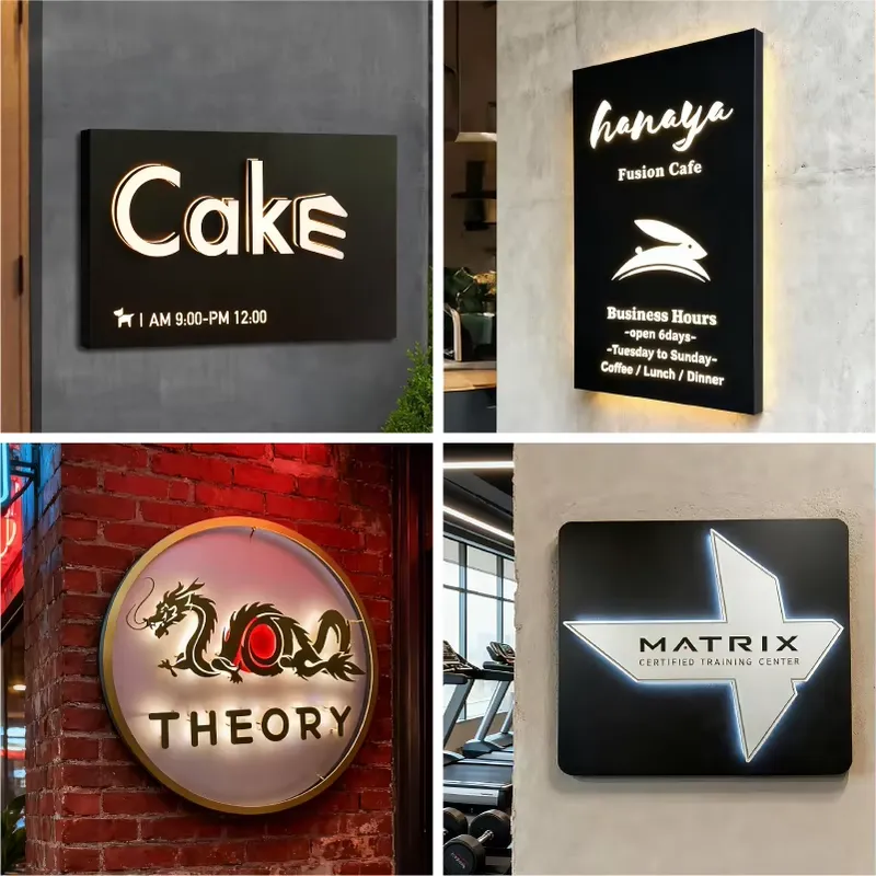 Rectangular LED Light Box Sign - огляд і ціна Decor Lighting Opening Hours