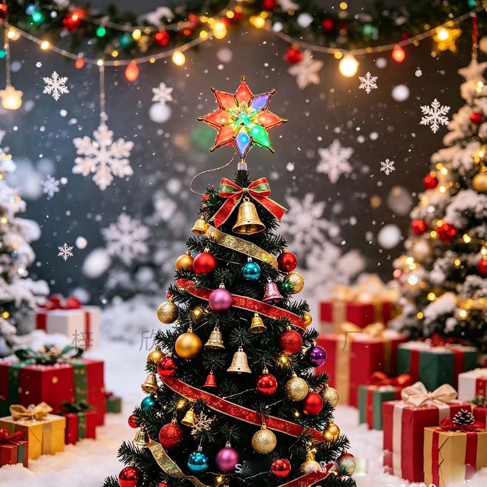 Lighted Star Trees Topper Chri - огляд і ціна Pendant Lighting Christmas Decor