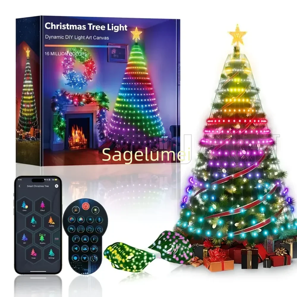 RGBIC 400LEDs Christmas Lights - огляд і ціна Decor Lighting Uk