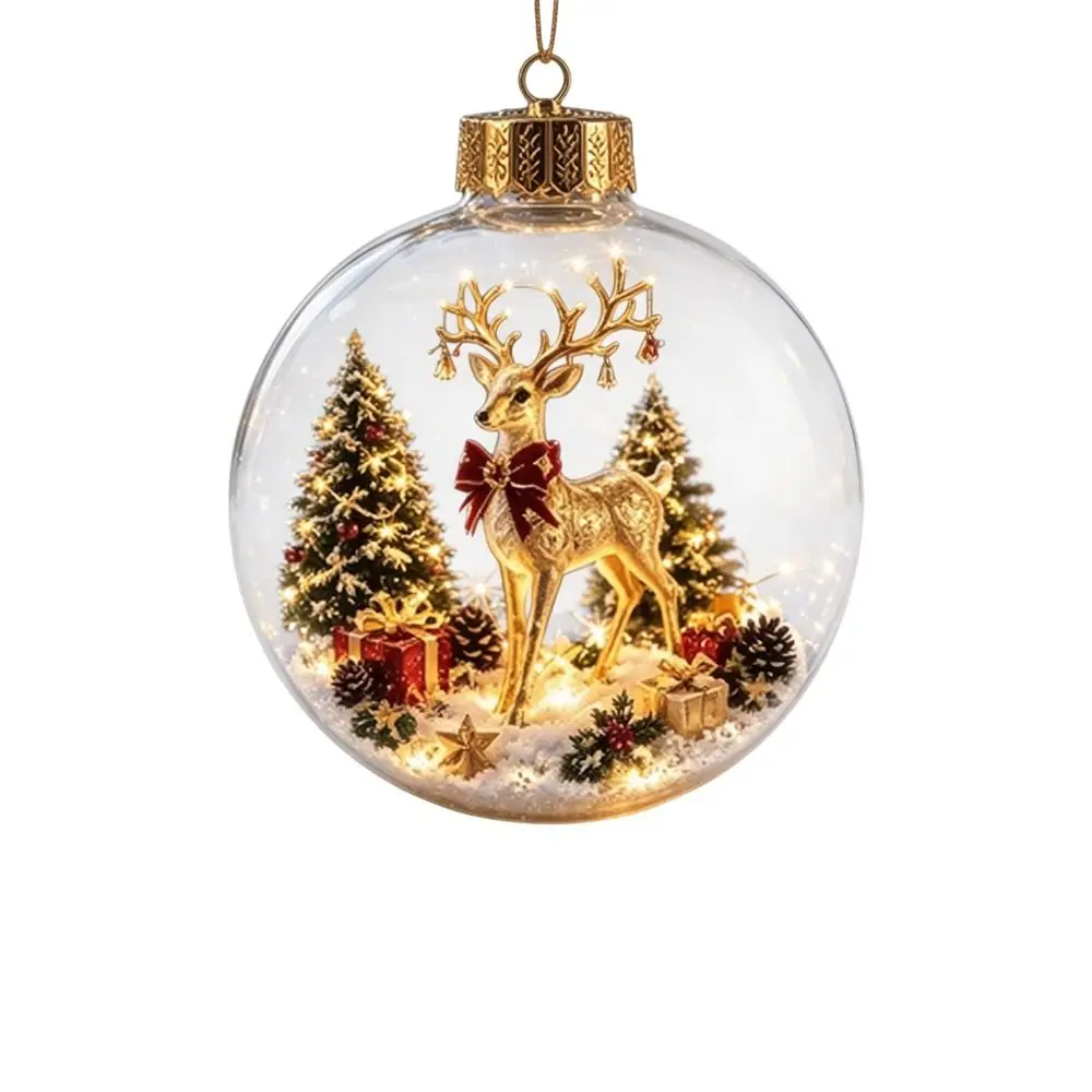8CM Acrylic Christmas Ball Orn - огляд і ціна Pendant Lighting Christmas Decor