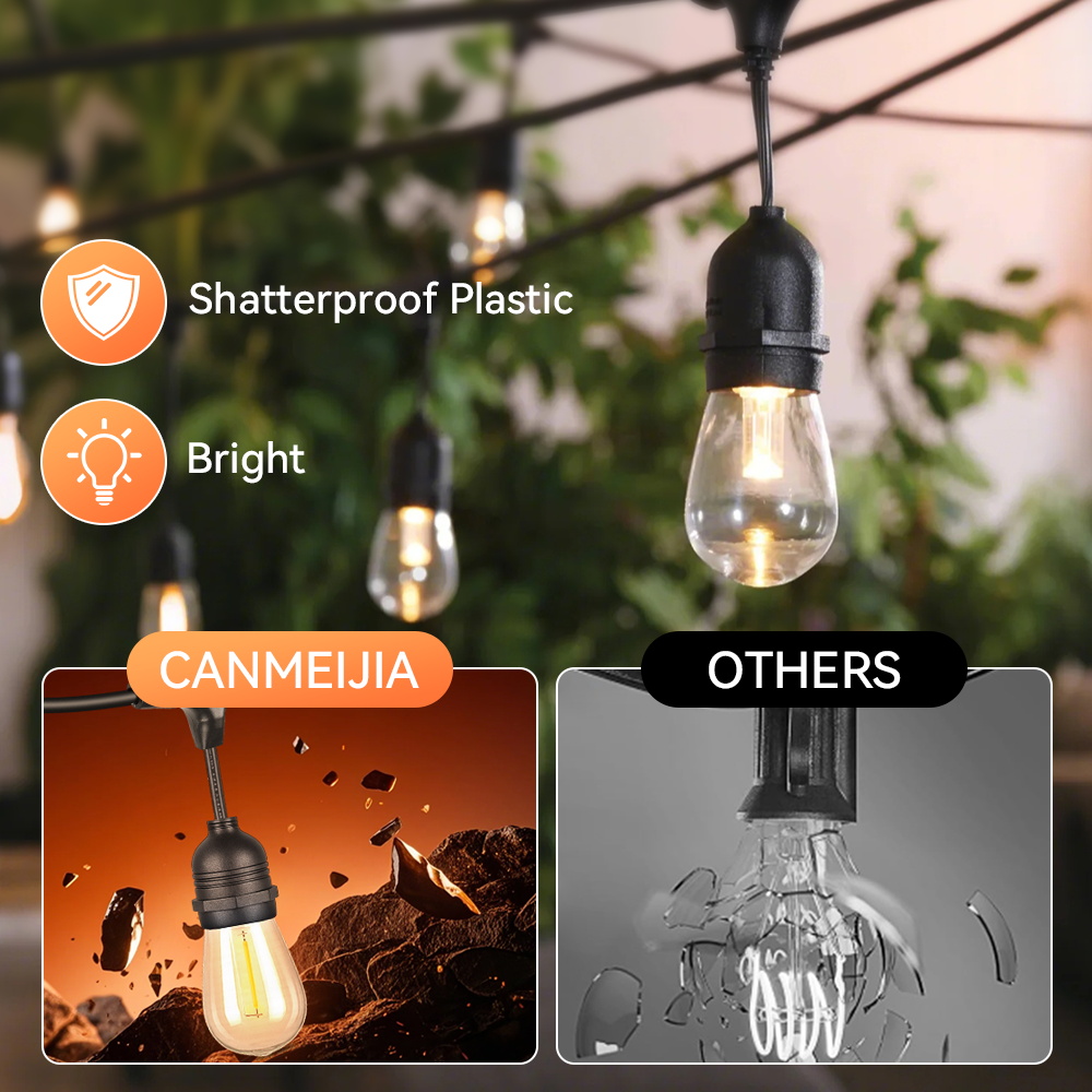 E27 Outdoor String Lights LED  - огляд і ціна Decor Lighting Uk