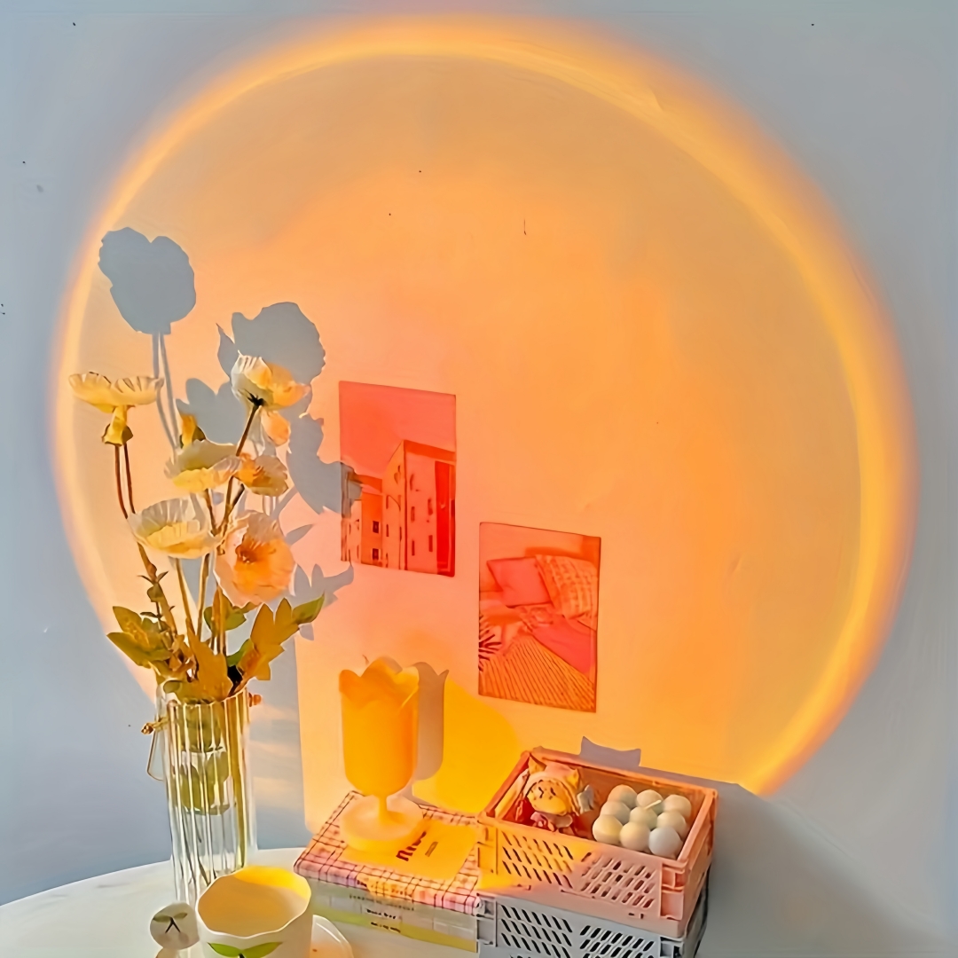 16 Color Sunset Projection Lam - огляд і ціна Lighting Room Decor Photo