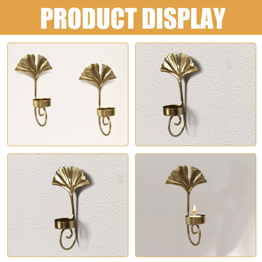 4Pcs Wall Mounted Leaf Holder  - огляд і ціна Lighting Decoration Stand