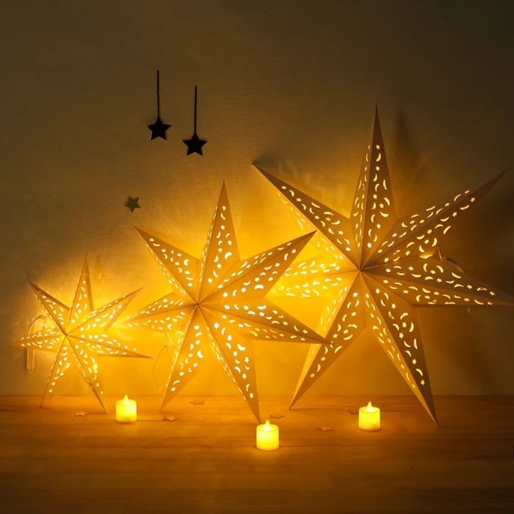 New Year Decor Hollow Out Star - огляд і ціна Pendant Lighting Christmas Decor