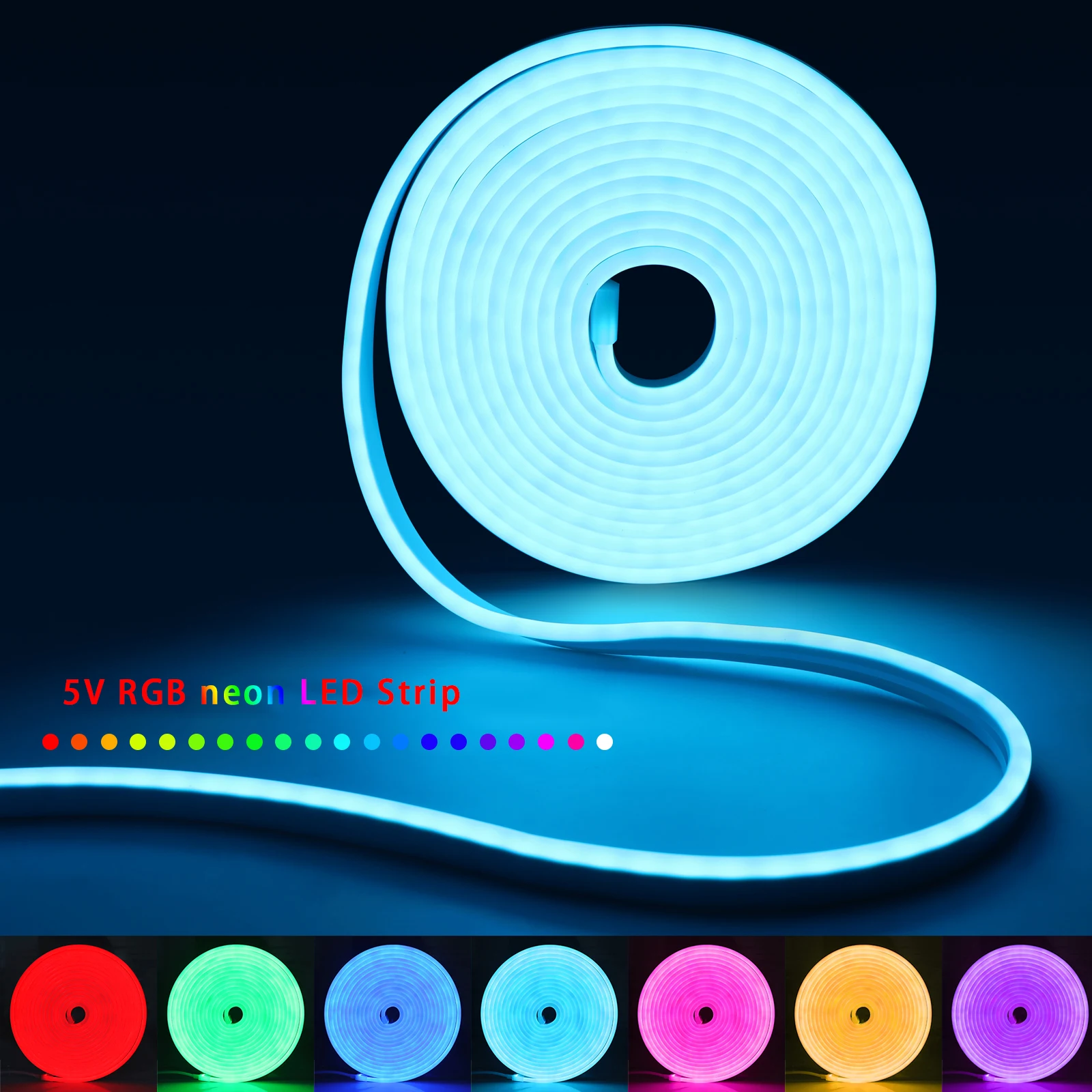1-5m RGB LED Neon Strip Light  - огляд і ціна Lighting Design Decor