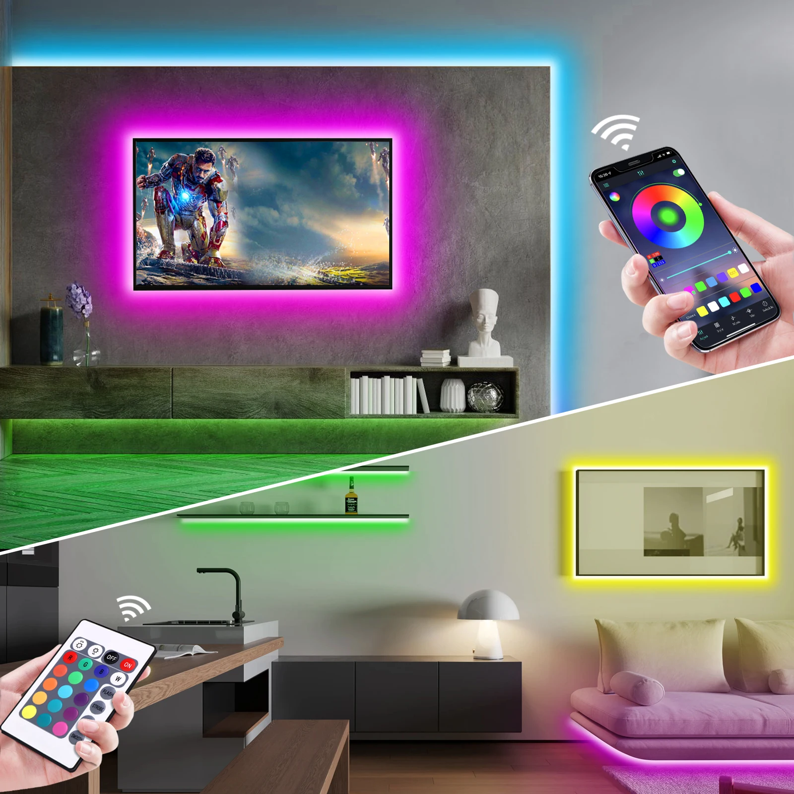 1-5m RGB LED Neon Strip Light  - огляд і ціна Lighting Design Decor